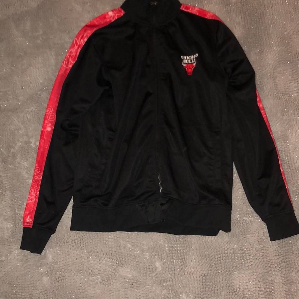 Black Chicago Bulls Jacket